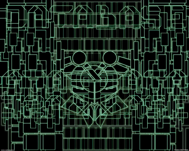 Green black abstract design black free wallpaper - medium preview image