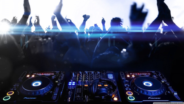 Dj mixing concert hands up #2 free wallpaper - medium preview image