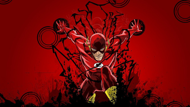 Man red costume scissors red free wallpaper - medium preview image