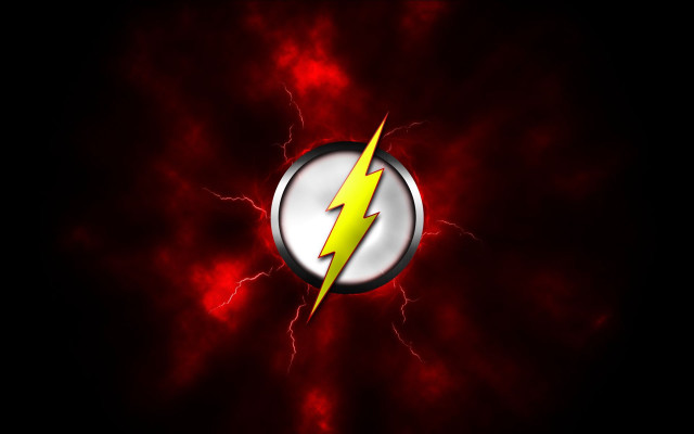 Flash logo lightning bolt center free wallpaper - medium preview image