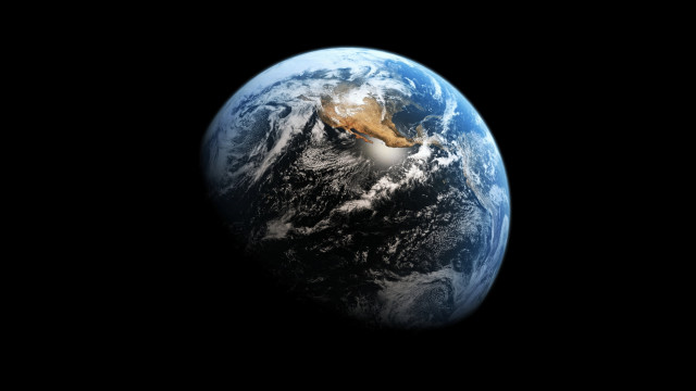 Earth view space land top free wallpaper - medium preview image