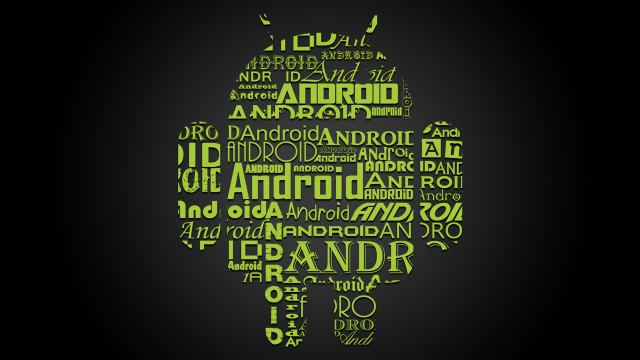Green black text black background #2 free wallpaper for desktop - medium preview image
