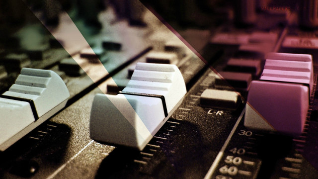 Sound board closeup buttons knobs #3 free wallpaper - medium preview image