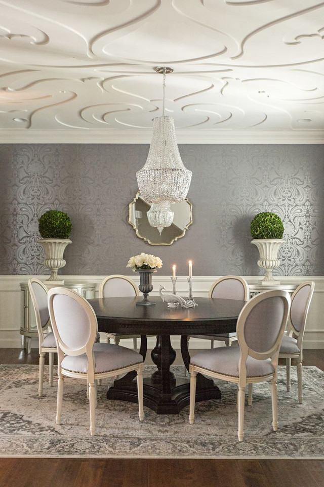 Dining room chandelier table chairs #4 free wallpaper - medium preview image