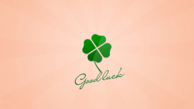 Green clover good luck shamrock free wallpaper - medium preview image