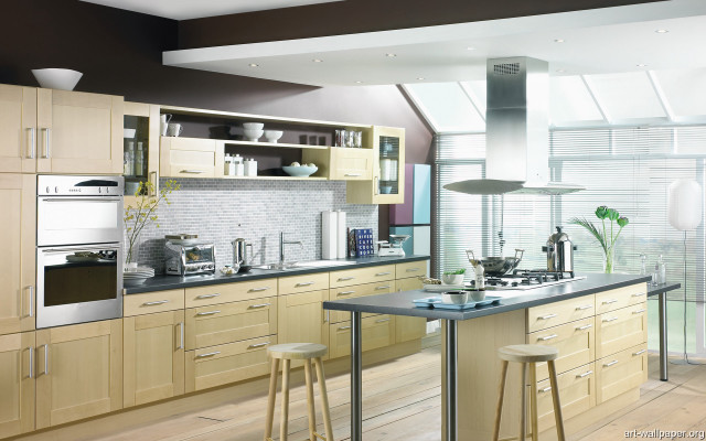 Kitchen stove interior modern cooking #3 free wallpaper - medium preview image