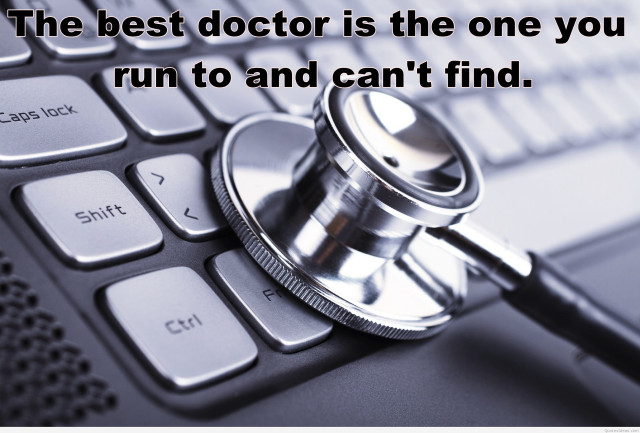 Stethoscope keyboard quote best doctor free wallpaper - medium preview image
