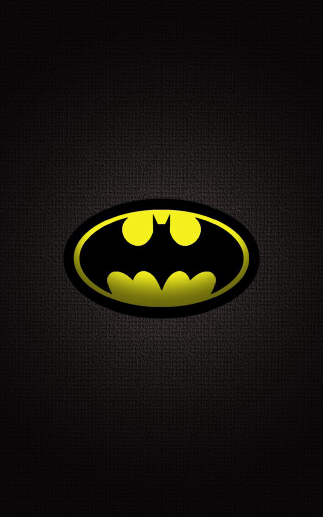 Batman symbol yellow lights gothic free wallpaper - medium preview image