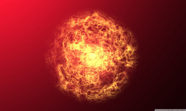 Red fire sword magic embers free wallpaper - medium preview image