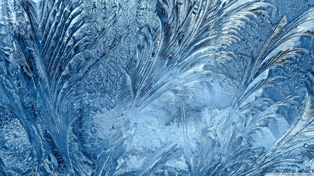 Blue ice pattern water droplets free wallpaper - medium preview image