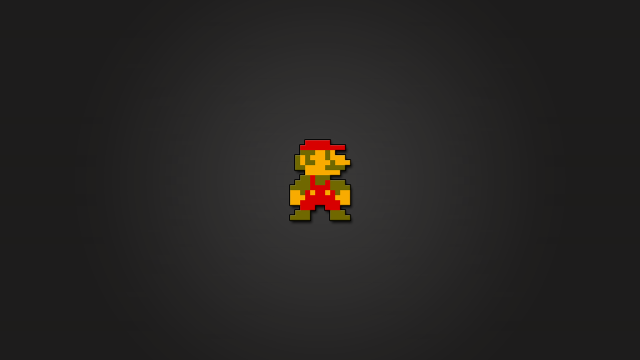 Pixellated person red hat red free wallpaper - medium preview image