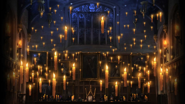 Church candles stained glass window free wallpaper - medium preview image