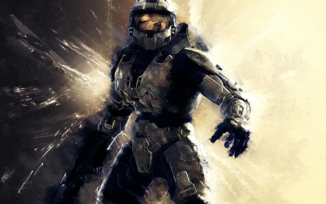 Man helmet armor dark room free wallpaper - medium preview image