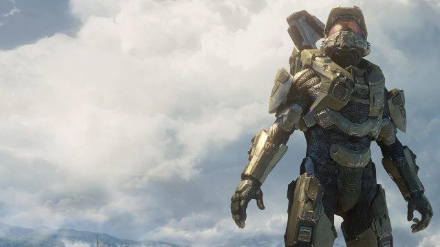 Giant robot field clouds sky free wallpaper - medium preview image