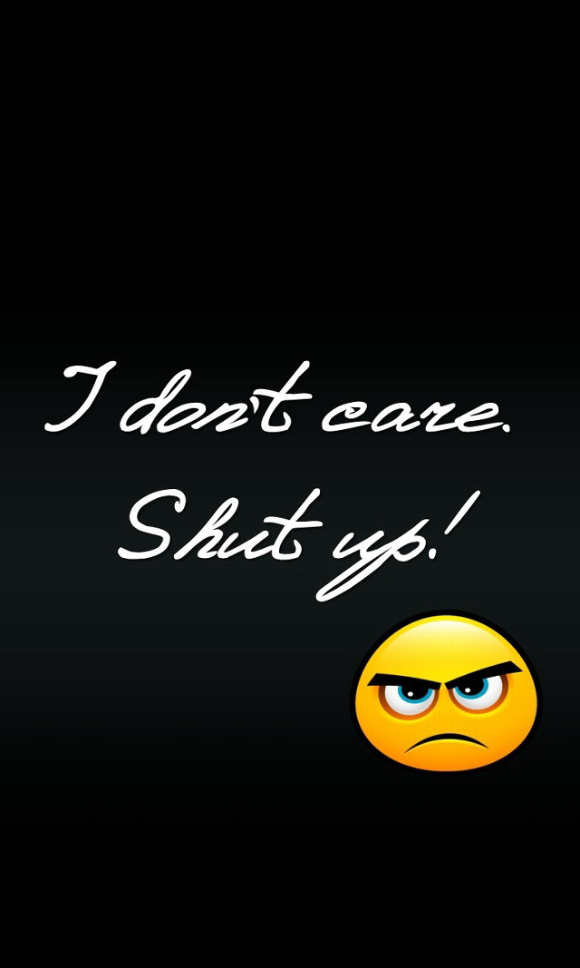 Sad face black background idontcare free wallpaper - medium preview image