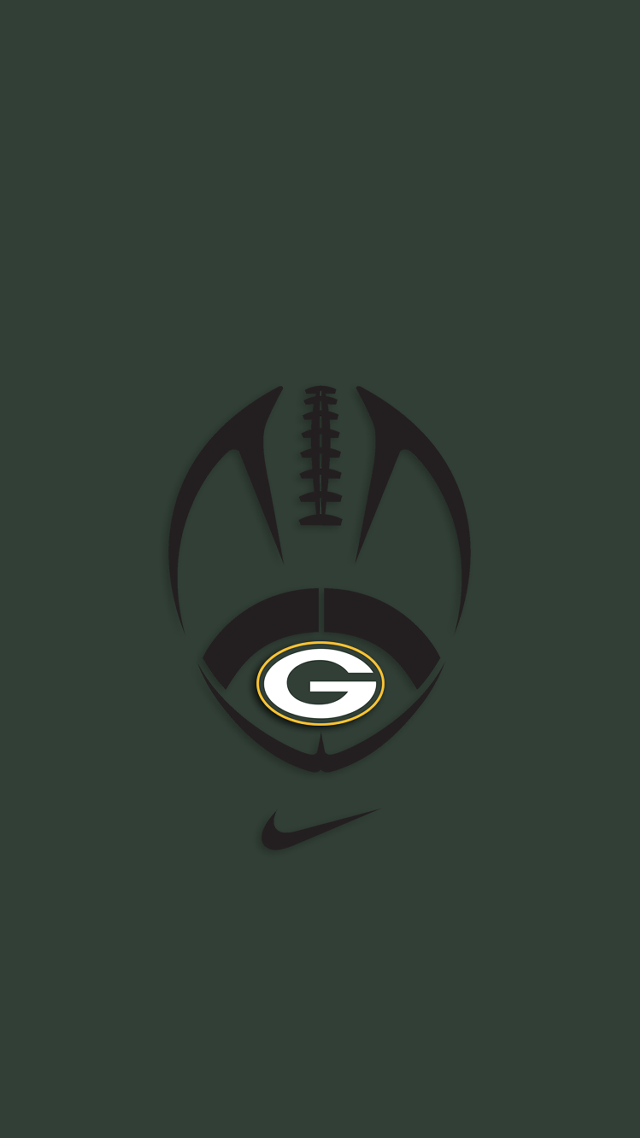 Green bay packers logo football free wallpaper - medium preview image