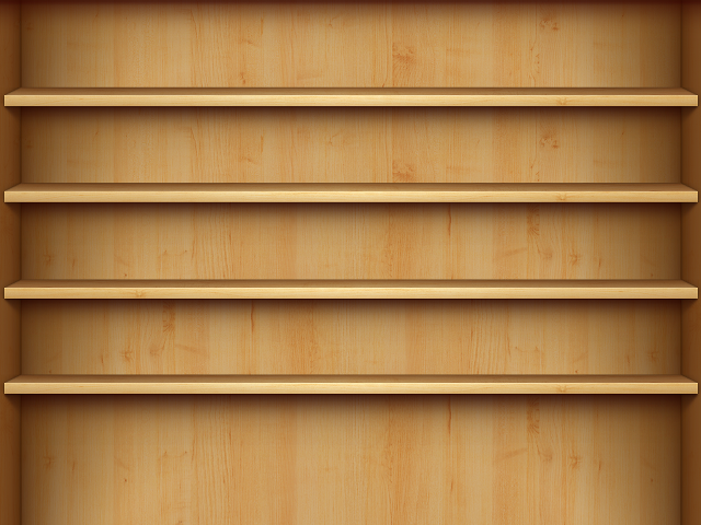 Wooden shelf three shelves red #2 free wallpaper - medium preview image