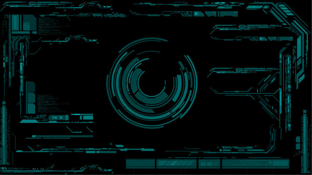 Computer screen blue design black free wallpaper - medium preview image