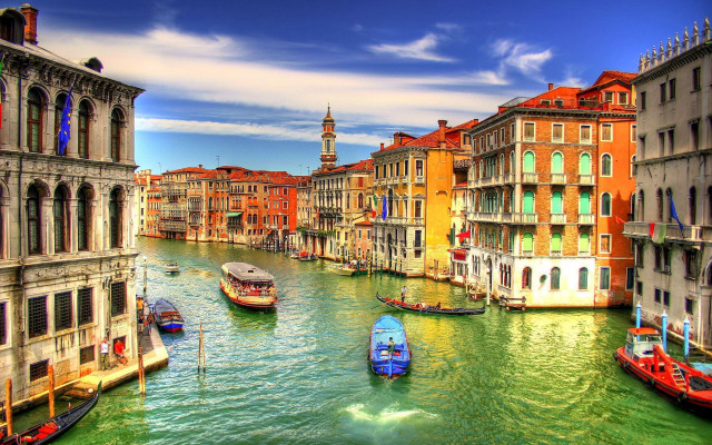 River boats clocktower cityscape bridge free wallpaper - medium preview image