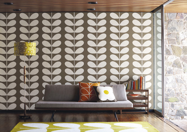 Couch livingroom flowerpattern yellowvase artsandcrafts free wallpaper - medium preview image
