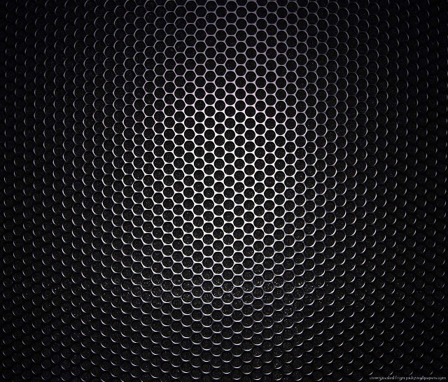 Black white circular object circles free wallpaper - medium preview image