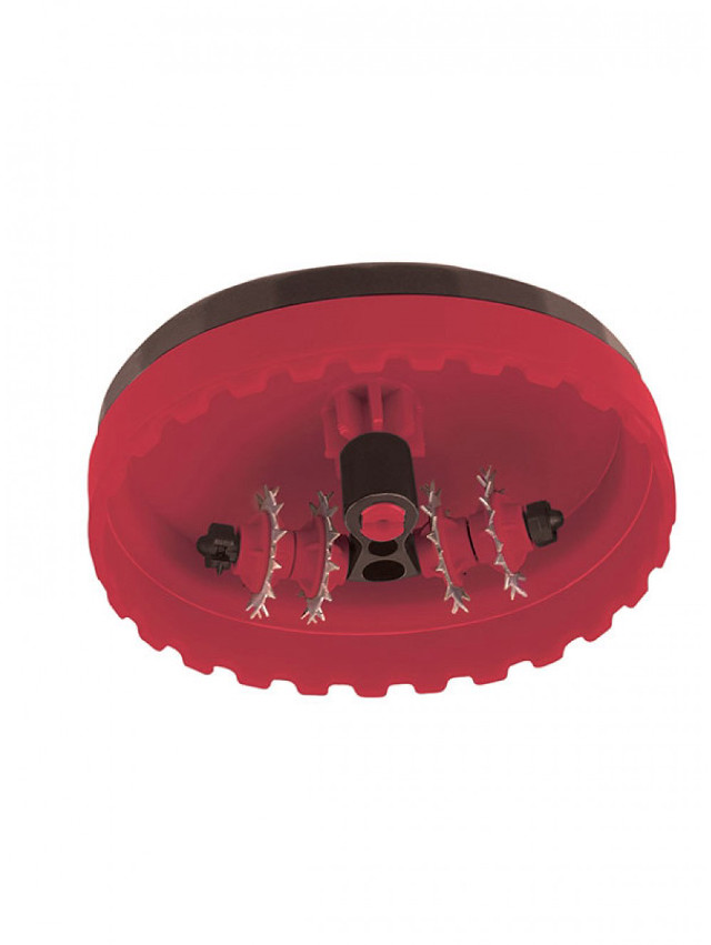 Red plastic object screws center free wallpaper - medium preview image