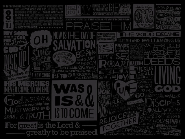 Black white poster words all #6 free wallpaper - medium preview image
