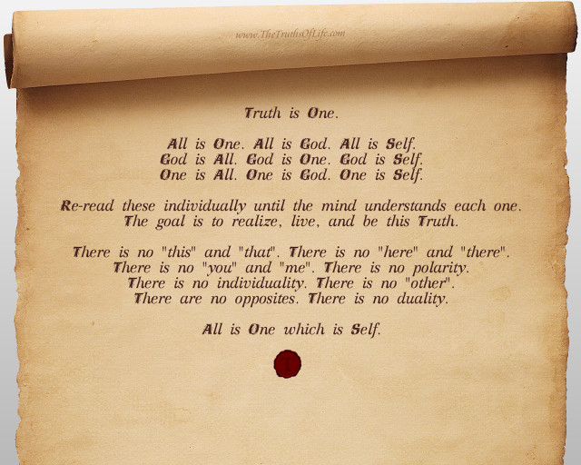 Truth is one poem paper free wallpaper - medium preview image