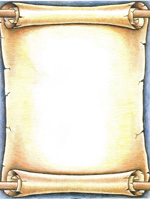 Scroll blank paper drawing artwork free wallpaper - medium preview image