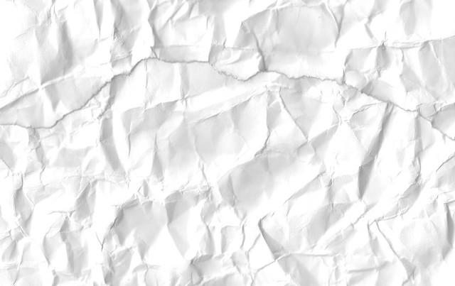 Crumpled white paper texture black free wallpaper - medium preview image