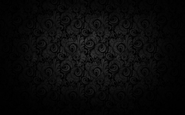 Black swirl leaves minimalism greyscale free wallpaper - medium preview image