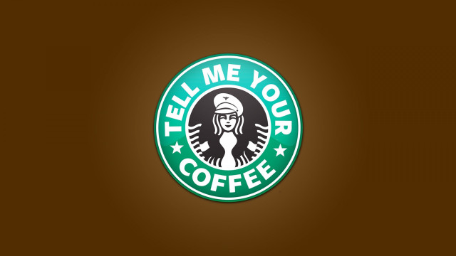 Starbucks logo woman face tell free wallpaper - medium preview image