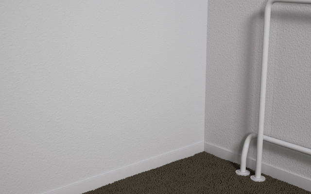 White toilet bathroom towel rack free wallpaper - medium preview image