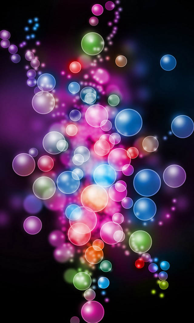 Bubbles floating air black purple free wallpaper - medium preview image