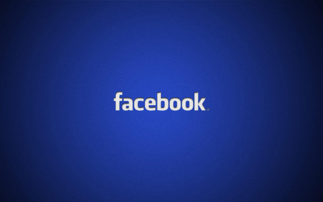 Facebook logo blue background yellow #2 free wallpaper - medium preview image