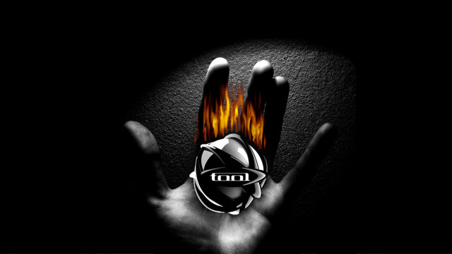 Hand ring flames black background #2 free wallpaper - medium preview image
