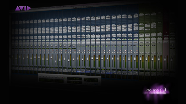 Sound board sound waves purple free wallpaper - medium preview image