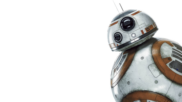 Star wars bbg robot white free wallpaper - medium preview image
