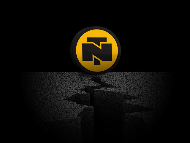 Yellow black sign black background free wallpaper - medium preview image