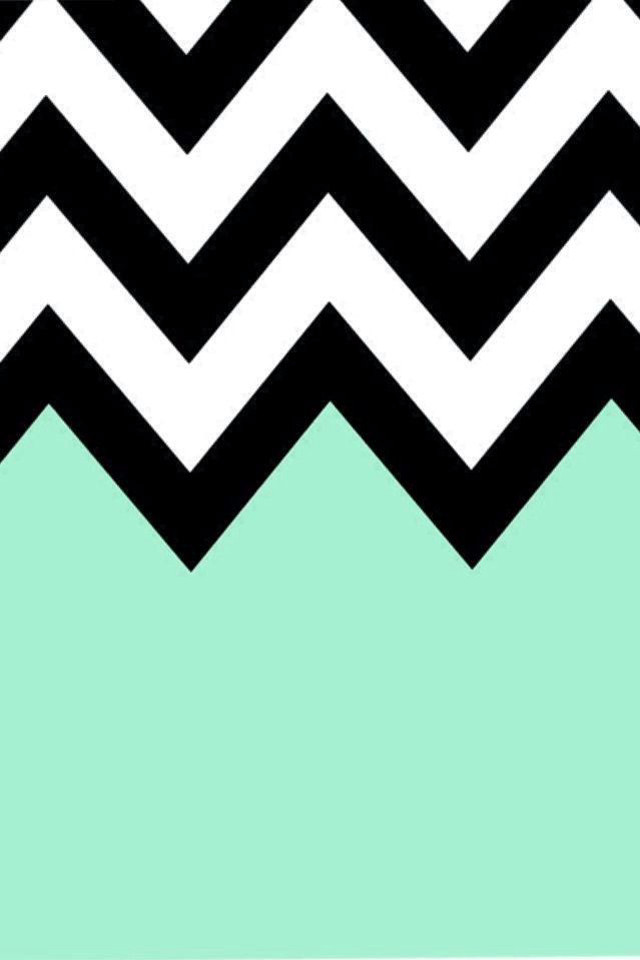 Black white chevron green background #2 free wallpaper - medium preview image