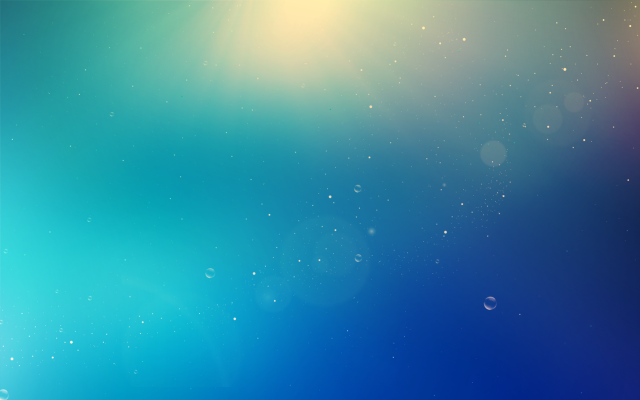 Blue yellow bubbles water surface free wallpaper - medium preview image
