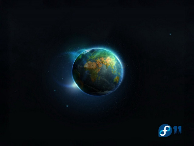 Blue green earth black background free wallpaper - medium preview image