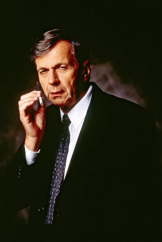 Man suit tie cigarette serious #2 free wallpaper - medium preview image