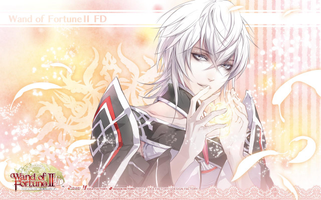 Anime character gold coin floral free wallpaper - medium preview image