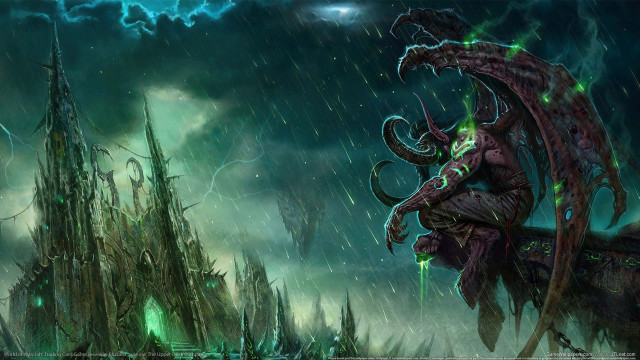 Demonic creature huge head body #2 free wallpaper - medium preview image