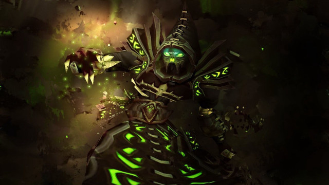Dark green character green light #2 free wallpaper - medium preview image