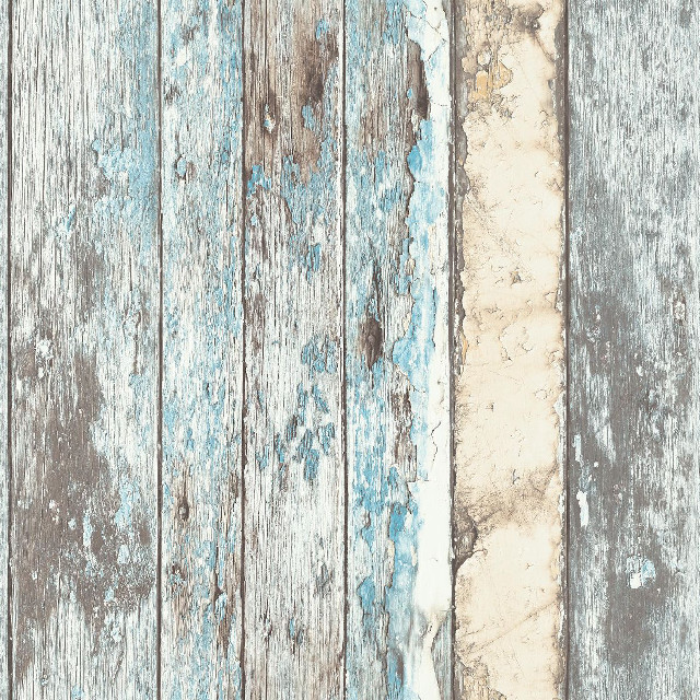 Wooden wall peeling paint stripes free wallpaper - medium preview image