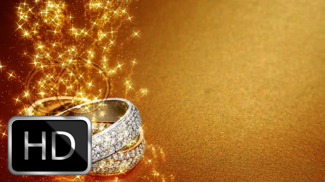 Wedding rings sparkling lights shiny free wallpaper - medium preview image