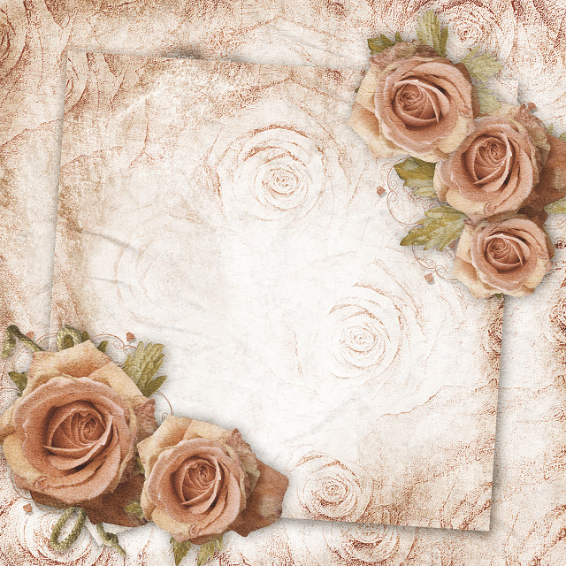 Roses paper background picture placeholder free wallpaper - medium preview image