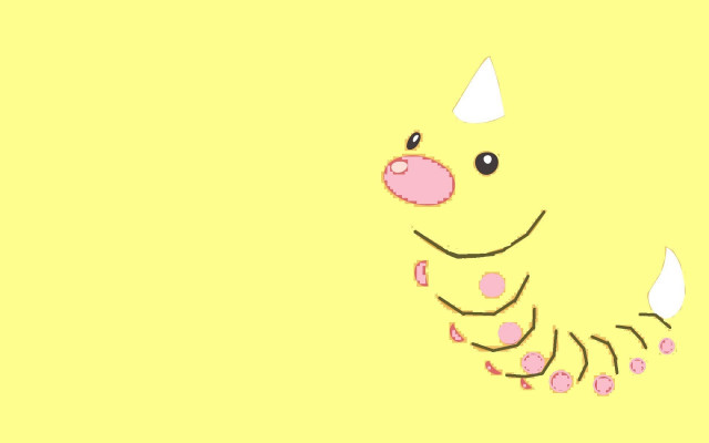 Cartoon character pink nose white free wallpaper - medium preview image